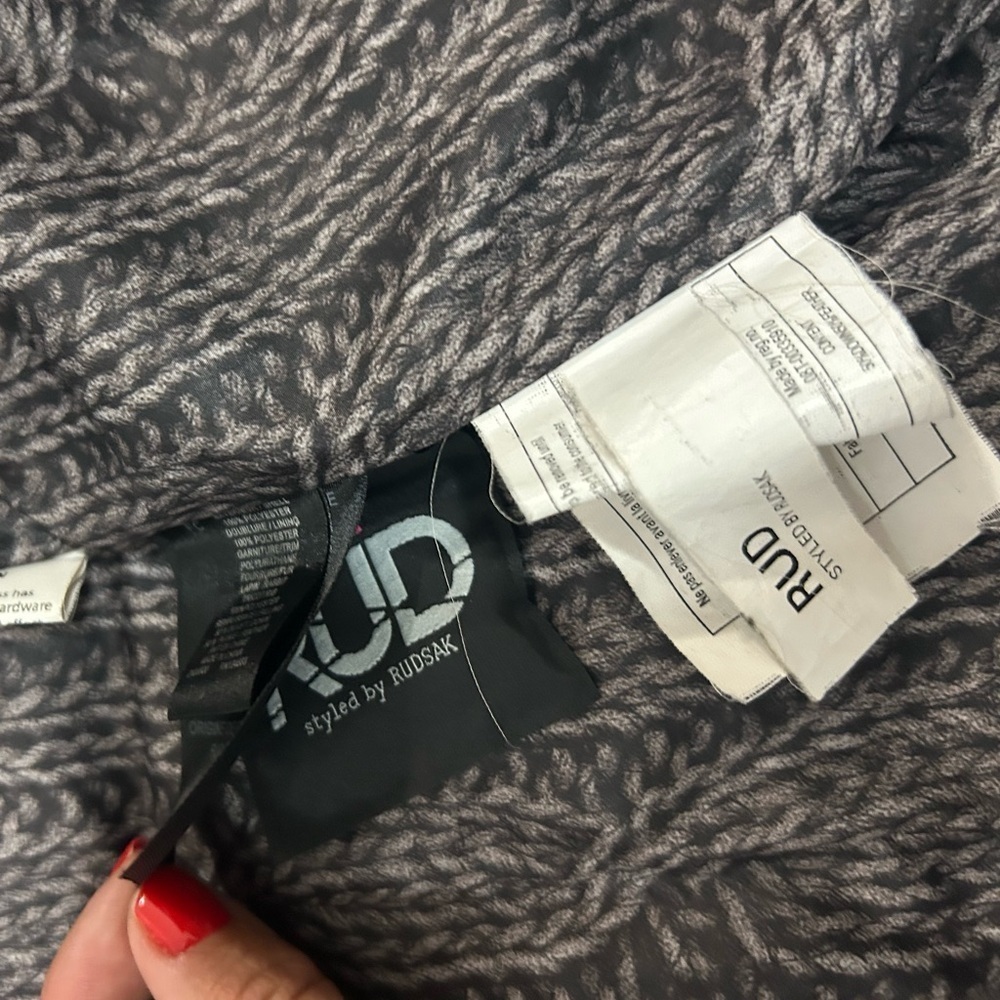 Rud by Rudsak Black Puffer Coat - Picture 8 of 9